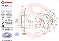 BREMBO Féktárcsa Xtra - fúrt 08. B347.4X