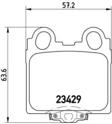 BREMBO fékbetét készlet, tárcsafék P83 045