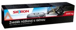 SHERON 2000 kg-os olló emelő, villáskulccsal