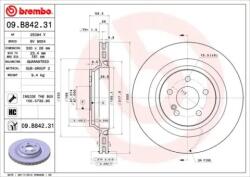 BREMBO Féktárcsa szellőző Ø330mm 09. B842.31