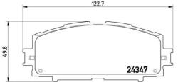 BREMBO fékbetét készlet, tárcsafék P83 086