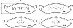 BREMBO fékbetét készlet, tárcsafék P37 004