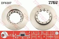 TRW Féktárcsa szellőző Ø310mm DF6307S