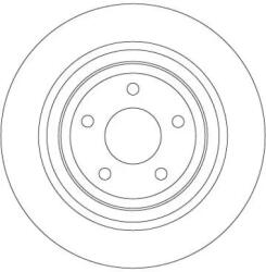 TRW Féktárcsa tömör Ø302mm DF6872