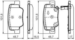 Bosch fékbetét készlet 0 986 494 404
