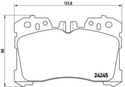 BREMBO fékbetét készlet, tárcsafék P83 075