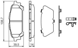 Bosch fékbetét készlet 0 986 494 232