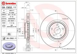 BREMBO Brake Disc - Lacqued 09. C932.11