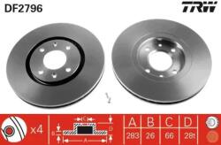 TRW szellőző féktárcsa Ø283mm DF2796