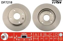 TRW Féktárcsa szellőző Ø256mm DF7218