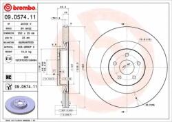 BREMBO féktárcsa 09. D574.11