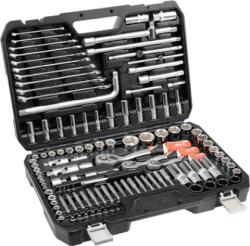TOYA - Dugókulcs készlet 1/2", 3/8", 1/4" + tartozékok 128db