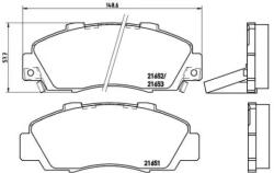 BREMBO fékbetét készlet P28 026