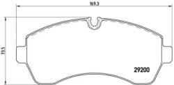 BREMBO fékbetét készlet P50 059
