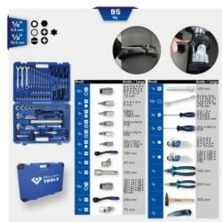 KS TOOLS Brilliant - Gola szerszámkészlet 1/4" 1/2" 95db