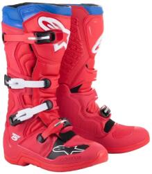 Alpinestars TECH 5 cipő, ALPINESTARS (piros/kék/fehér/fekete, 45.5-ös méret)
