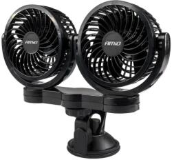 AMIO autós ventilátor tapadókoronggal 2x4" 24V