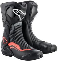 Alpinestars S-MX 6 cipő, ALPINESTARS (fekete/szürke/piros fluo, 46-os méret)