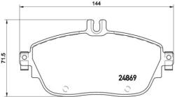 BREMBO fékbetét készlet P50 093X