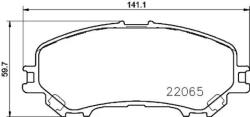 BREMBO fékbetét készlet P56 100
