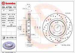 BREMBO féktárcsa 09. A738.1X