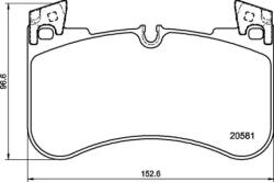 BREMBO fékbetét készlet P44029