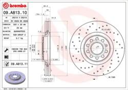 BREMBO fékkorong lyukasztás/belső hűtött Ø320mm 09. A813.11