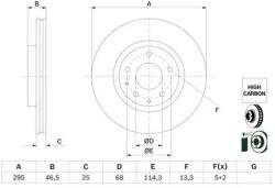 Bosch féktárcsa 0 986 479 H23