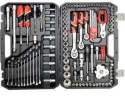 TOYA - dugókulcs készlet 1/2", 3/8", 1/4" +tartozékok 126db