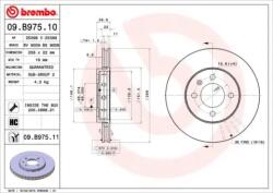 BREMBO Féktárcsa szellőző Ø256mm 09. B975.11