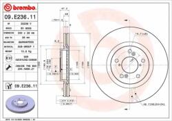BREMBO féktárcsa 09. E236.11