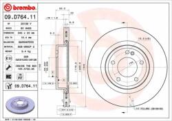 BREMBO féktárcsa 09. D764.11