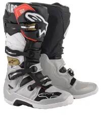 Alpinestars TECH 7 cipő, ALPINESTARS (fekete/ezüst/fehér/arany, 38-as méret)
