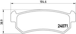 BREMBO fékbetét készlet P10 001