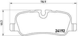 BREMBO fékbetét készlet P44 013