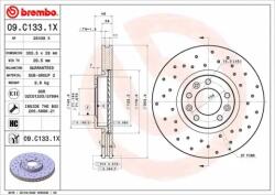 BREMBO féktárcsa 09. C133.1X