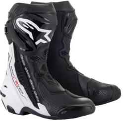 Alpinestars SUPERTECH R cipő, ALPINESTARS (fekete/fehér, 43-as méret)