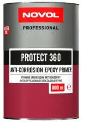 NOVOL PROTECT 360 - Epoxi korróziógátló alapozó 1: 1 Fekete 800ml