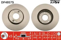 TRW Féktárcsa szellőző Ø300mm DF4957S