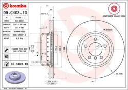 BREMBO Féktárcsa Féktárcsa kétrészes Ø338mm 09. C403.13
