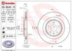 BREMBO Féktárcsa szellőző Ø330mm 09. B040.11