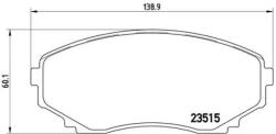 BREMBO fékbetét készlet, tárcsafék P49 028
