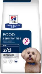 Hill's Prescription Diet z/d Mini 1kg Kutyaeledel Hipoallergén kutyatáp