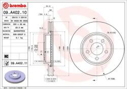 BREMBO Féktárcsa szellőző Ø320mm 09. A402.11