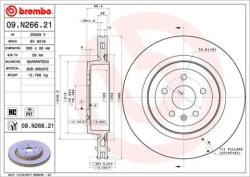 BREMBO Féktárcsa szellőző Ø365mm 09. N266.21