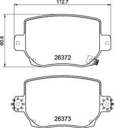 BREMBO fékbetét készlet P09 030