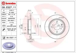 BREMBO Féktárcsa Xtra - fúrt 09. N236.2X
