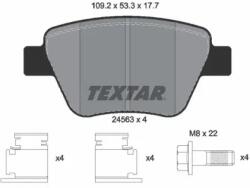 TEXTAR fékbetét készlet, tárcsafék 2456301