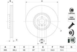 Bosch Féktárcsa 0 986 479 H13