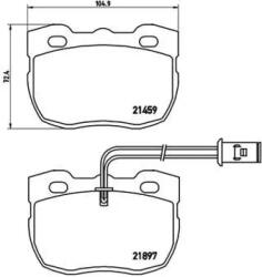 BREMBO fékbetét készlet P44 004